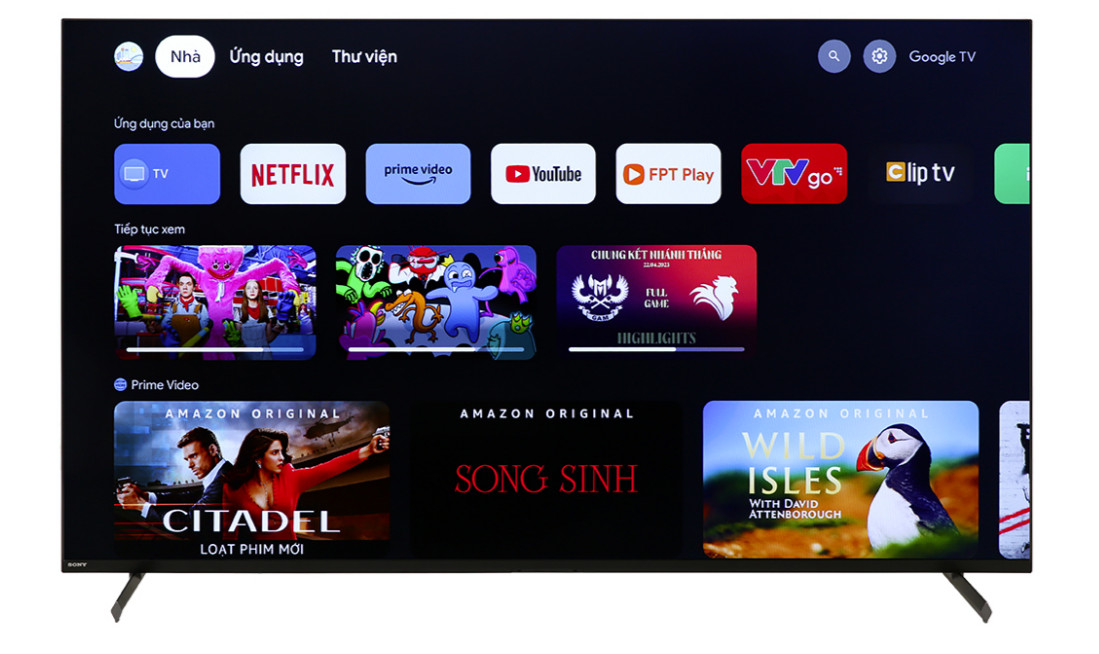 Google Tivi Sony 4K 75 inch XR-75X90M ( 75X90M ) 2024 Chính hãng