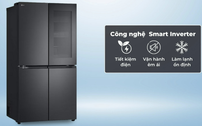 Tủ Lạnh LG Inverter 666 Lít LFB66BLMI Mới 100% Nguyên hộp Kho LG Chính Hãng