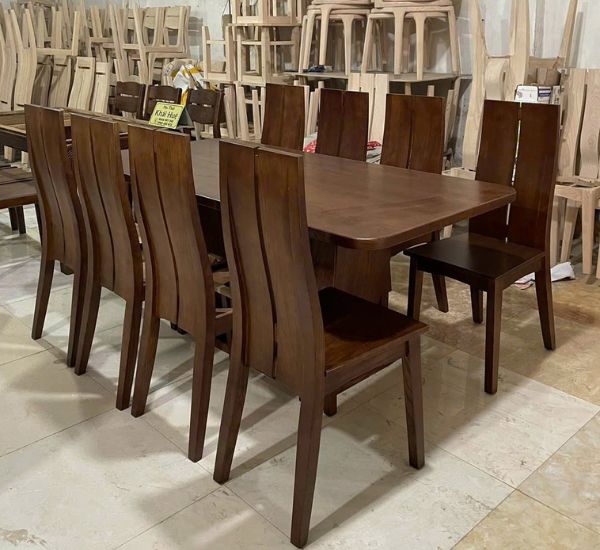 Bàn Ăn 8 Ghế Gỗ Sồi GS801