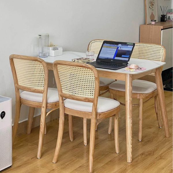Bộ Bàn Ghế Ăn Gỗ Sồi Cao Cấp HT779