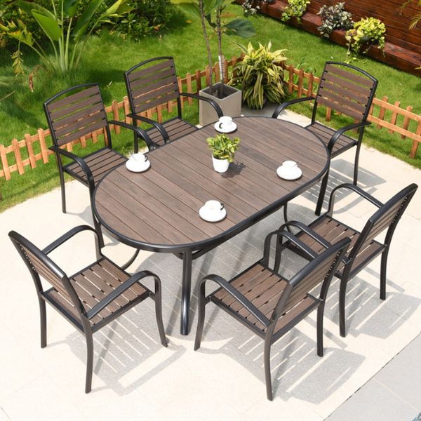 Bàn Ghế Sân Vườn Polywood Bộ Bàn Ghế Cafe Nhôm Đúc