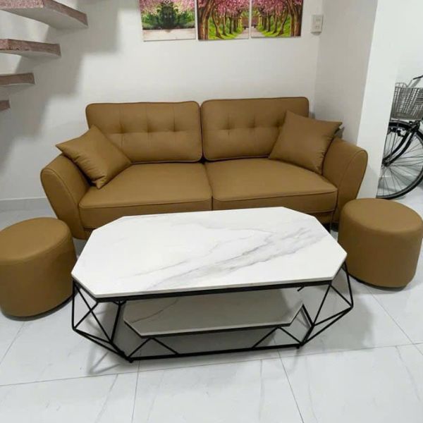 Bàn Trà Sofa 2 Tầng Mặt Đá BT45
