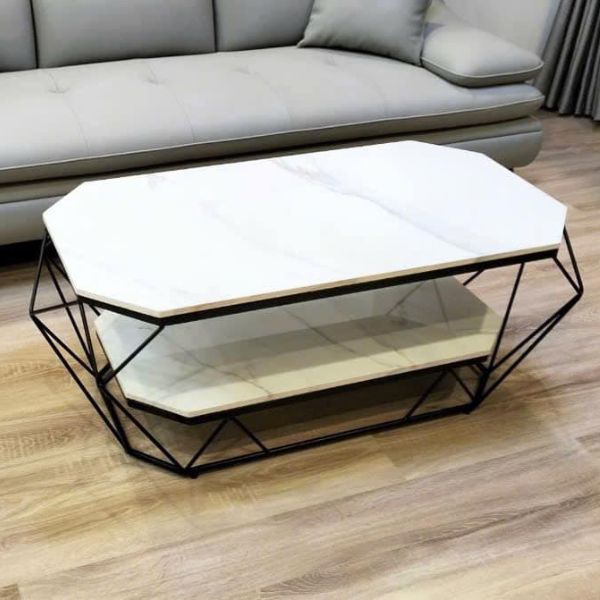 Bàn Trà Sofa 2 Tầng Mặt Đá BT45