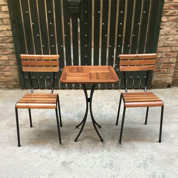 Bộ Bàn Cafe 4 Ghế Fansipan Gấp Gọn