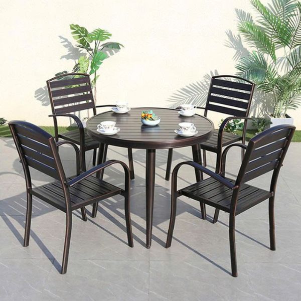 Bộ Bàn Ghế Ngoài Trời Nhôm Đúc ND54