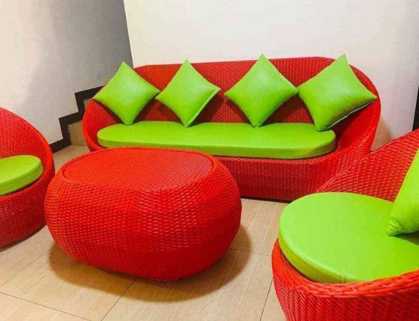 Bộ Bàn Ghế Sofa Mây Nhựa Sân Vườn MN36