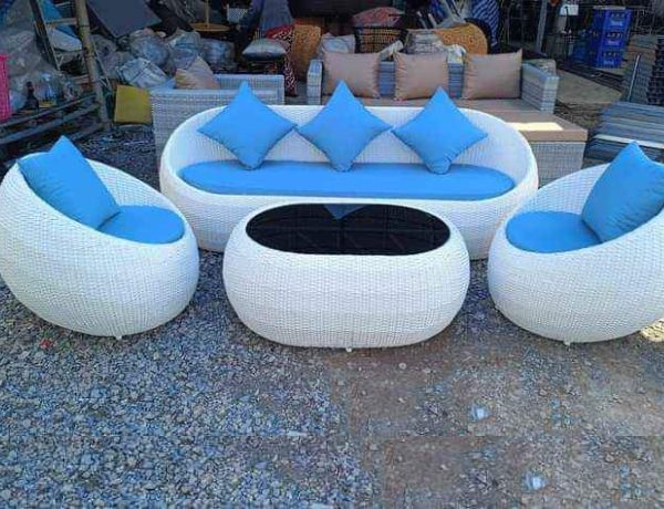 Bộ Bàn Ghế Sofa Mây Nhựa Sân Vườn MN36