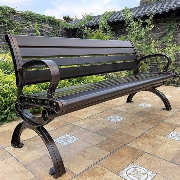 Ghế Băng Công Viên Nhôm Đúc GBN5