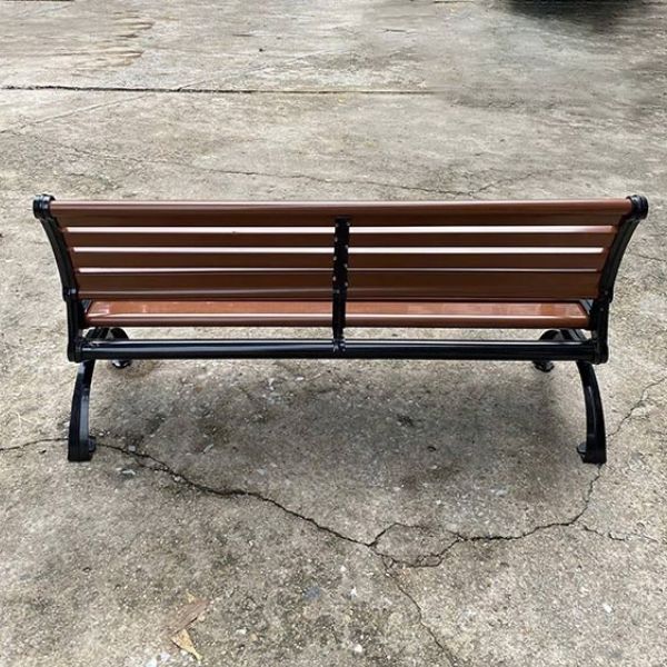 Ghế Băng Khung Nhôm Đúc Nan Nhựa Composite Giả Gỗ GB09