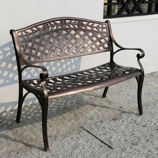 Ghế Băng Sân Vườn Nhôm Đúc GBN12