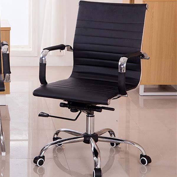 Ghế Da Lưng Thấp Chân Xoay GX22