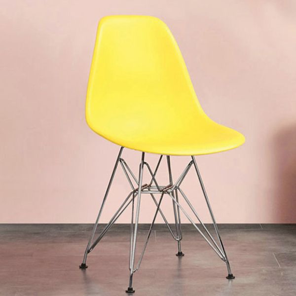 Ghế Eames Nhựa Đúc Chân Sắt