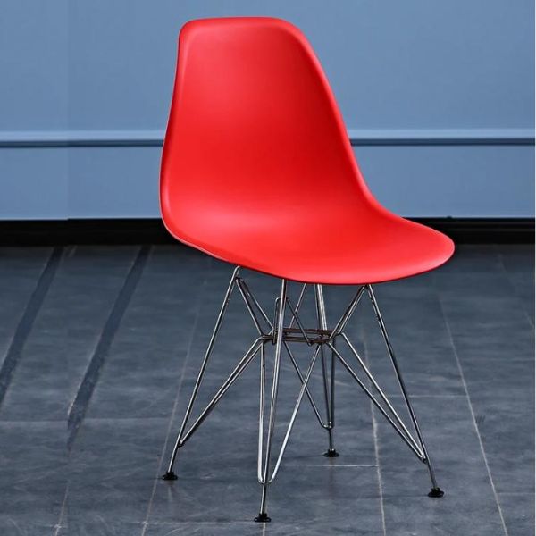 Ghế Eames Nhựa Đúc Chân Sắt