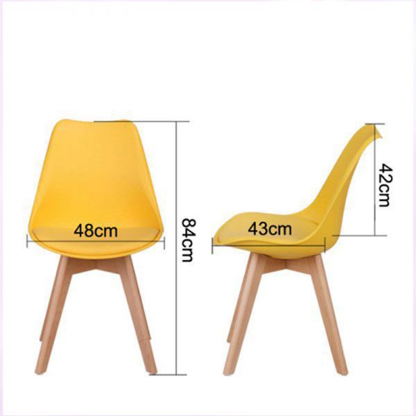 Ghế Eames Chân Nhựa Mặt Đệm Nhập Khẩu