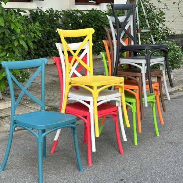 Ghế Nhựa Đúc Bistro X Nhập Khẩu GN14
