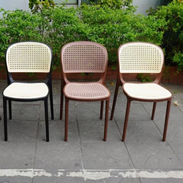 Ghế Nhựa Đúc Có Tay Ghế Cafe Ghế Ăn GN04