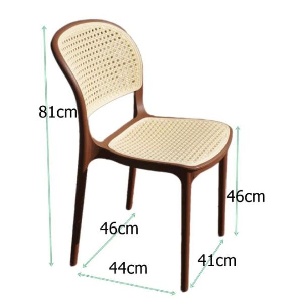 Ghế Nhựa Đúc Có Tay Ghế Cafe Ghế Ăn GN04