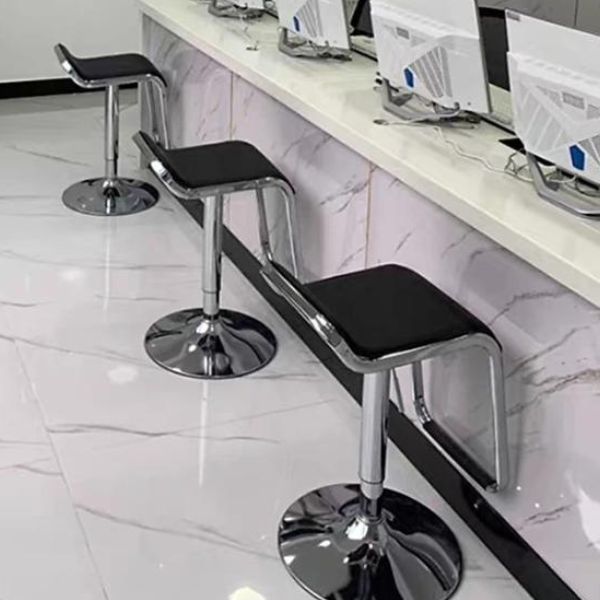 Ghế Quầy Bar Mặt Vuông Chân Xoay Nhập Khẩu