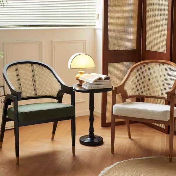 Ghế WORMLEY Gỗ Sồi Tựa Mây GW09