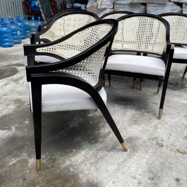 Ghế WORMLEY Gỗ Sồi Tựa Mây GW09