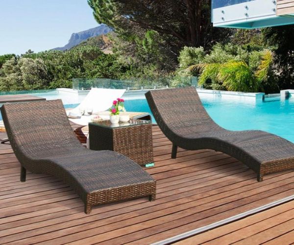 Giường Bể Bơi Mây Nhựa GBB03
