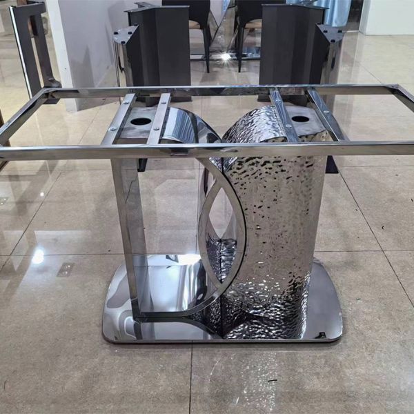 Bàn Ăn Khung INOX Mặt Đá Ceramic Nhập Khẩu
