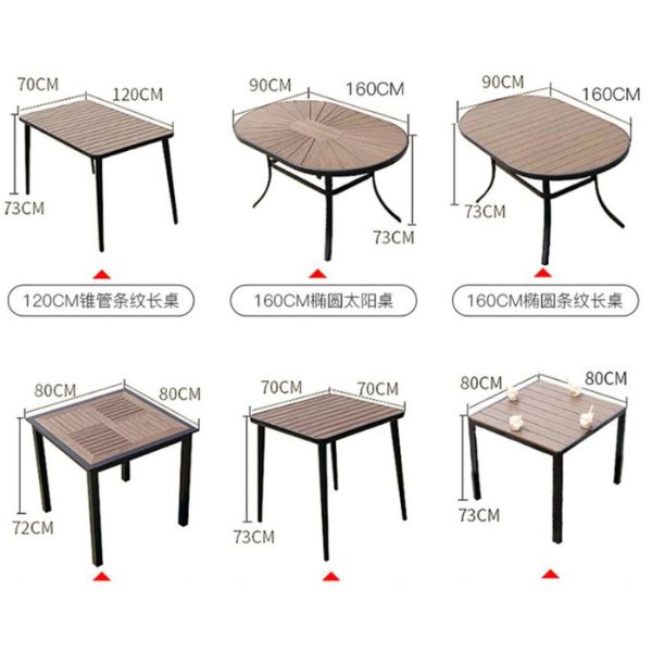 Bộ Bàn Ghế Sân Vườn Polywood Nhôm Đúc 4 Ghế Nhập Khẩu