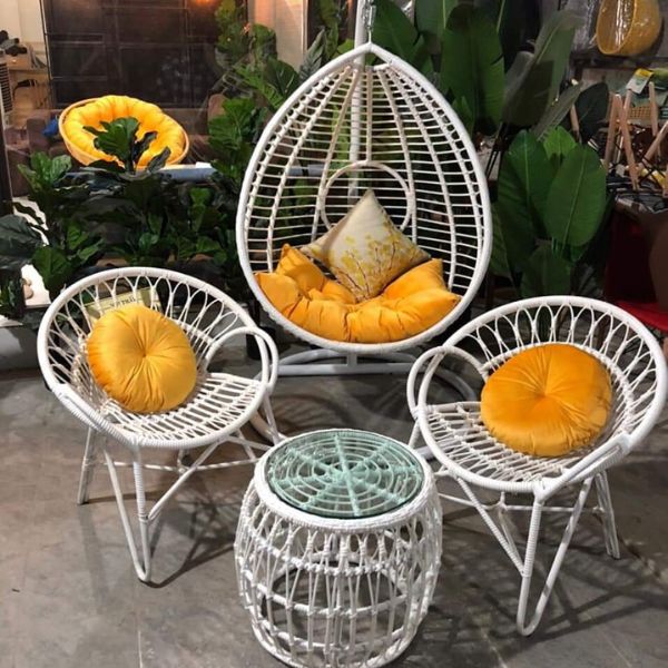 Bàn Ghế Ngoài Trời Giả Mây