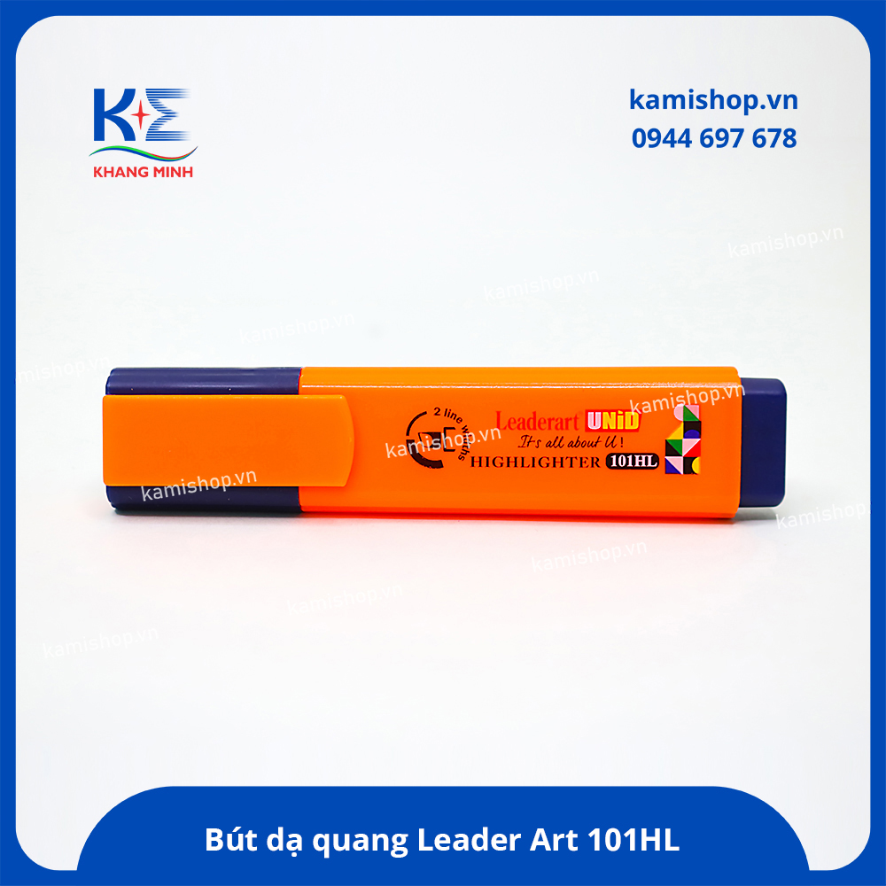 Bút dạ quang Leader Art thân vuông LA101HL