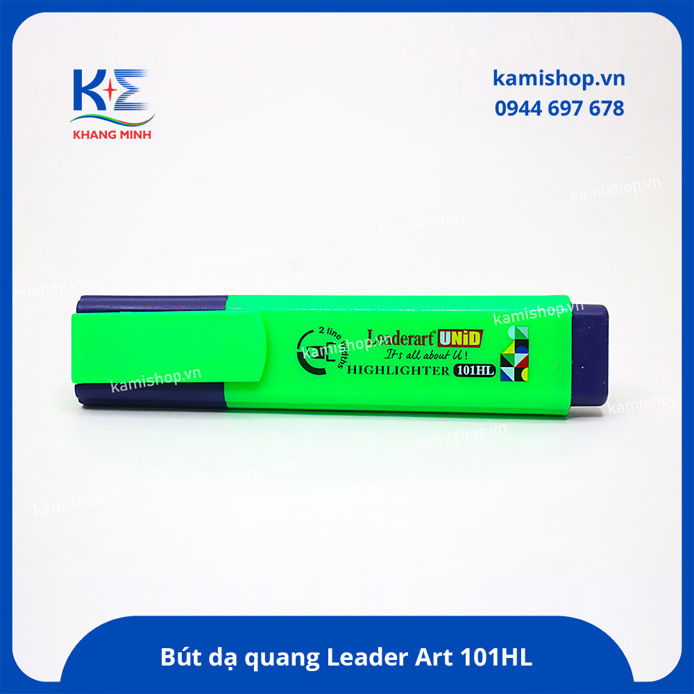 Bút dạ quang Leader Art thân vuông LA101HL