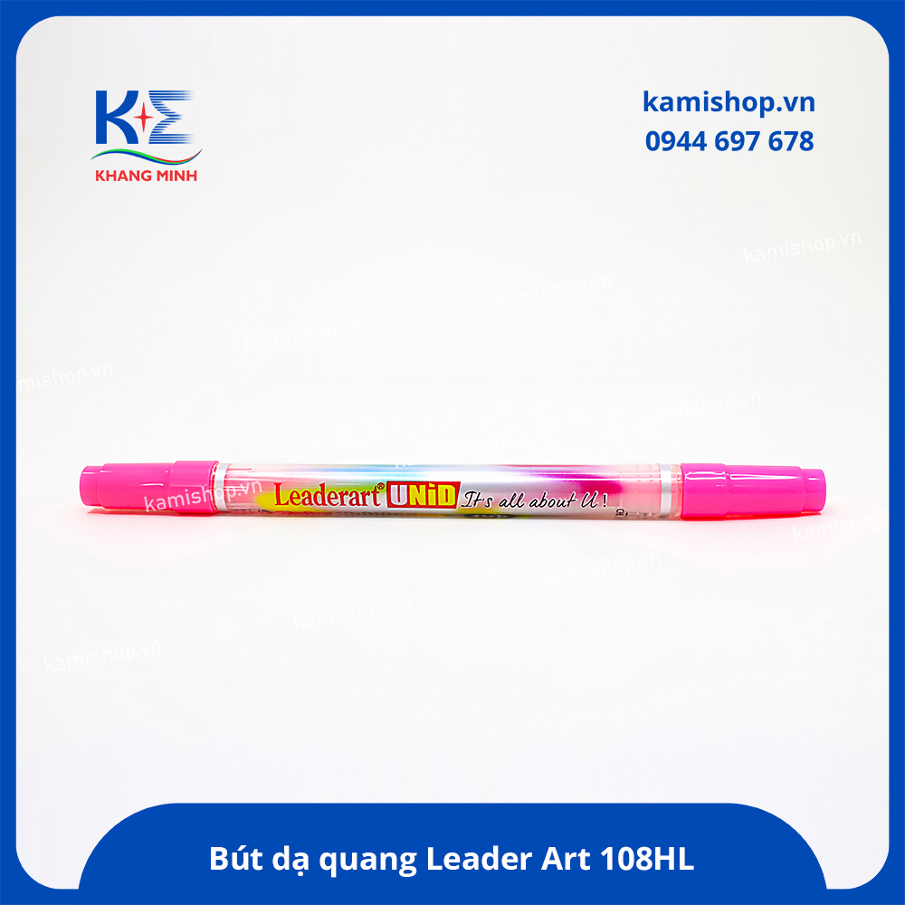 Bút dạ quang 2 đầu Leader Art LA108HL