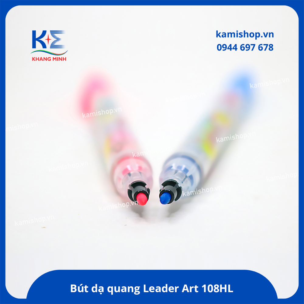 Bút dạ quang 2 đầu Leader Art LA108HL
