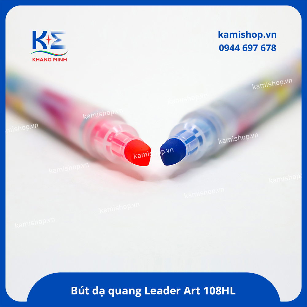 Bút dạ quang 2 đầu Leader Art LA108HL