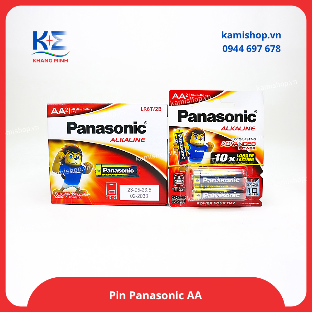 Pin Panasonic AA Alkaline vĩ giấy