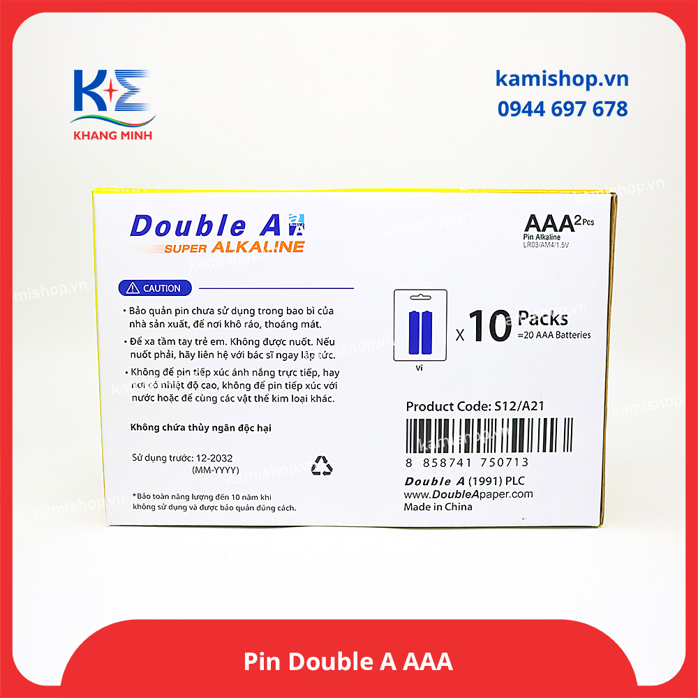 Pin AAA Double A Super Alkaline