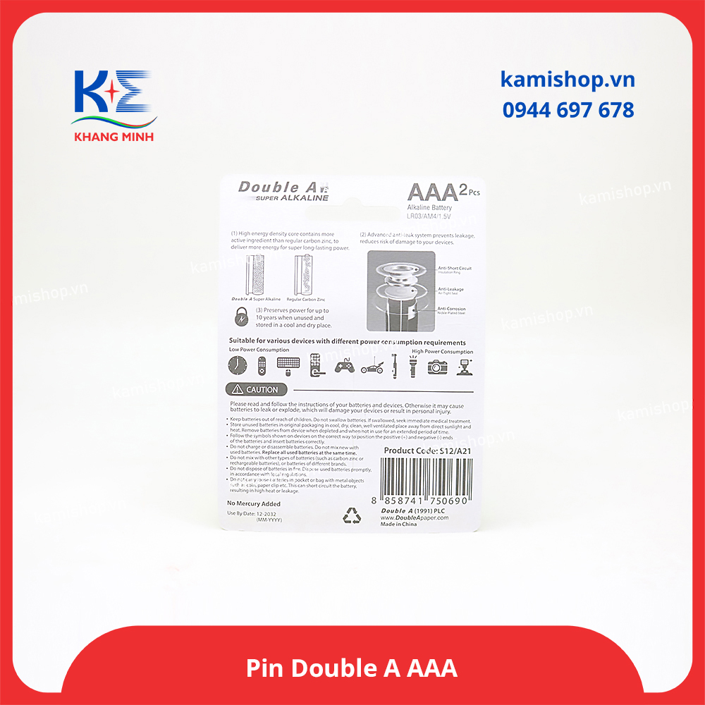 Pin AAA Double A Super Alkaline