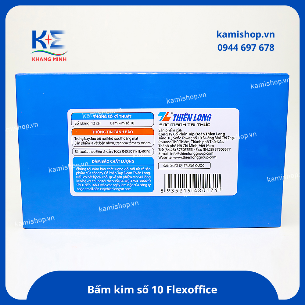 Bấm kim số 10 Flexoffice FO-ST02