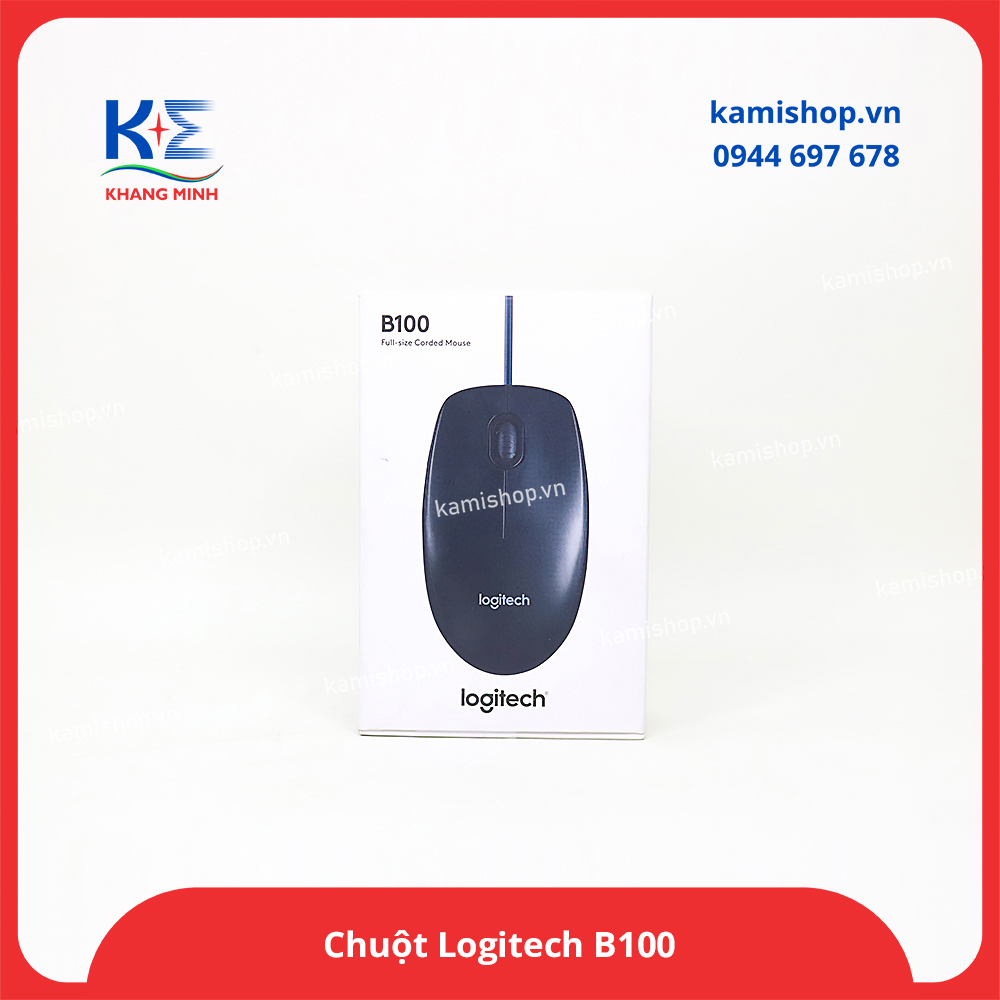 Chuột có dây Logitech B100