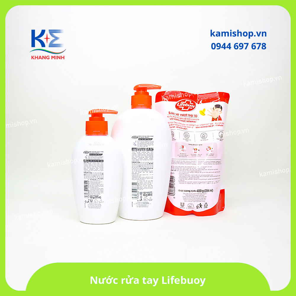 Nước rửa tay Lifebuoy 400g