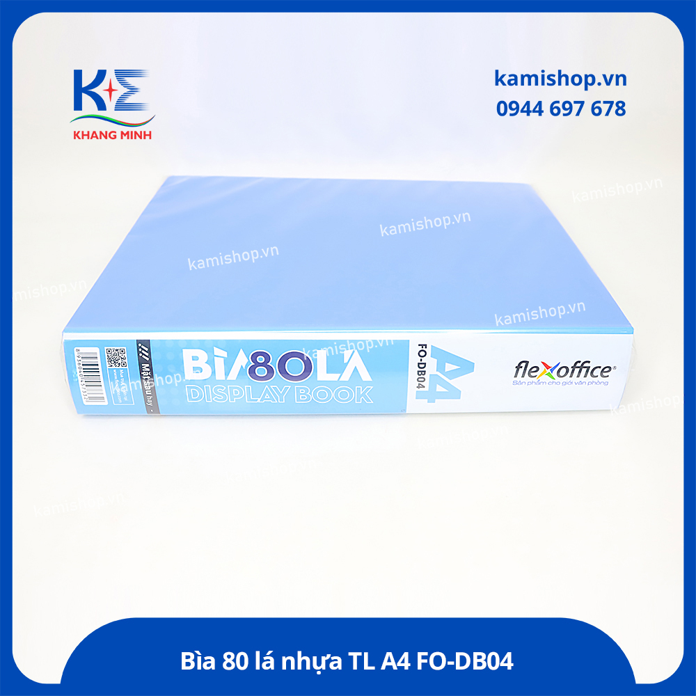 Bìa 80 lá nhựa TL A4 FO-DB04 (20)