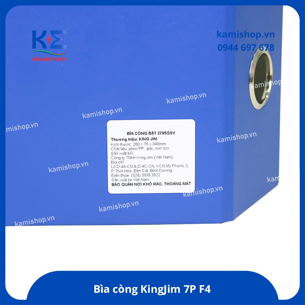 Bìa còng KingJim 7P F4