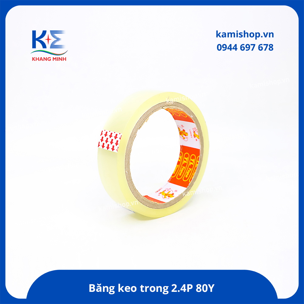 Băng keo trong 2.4P 80Y