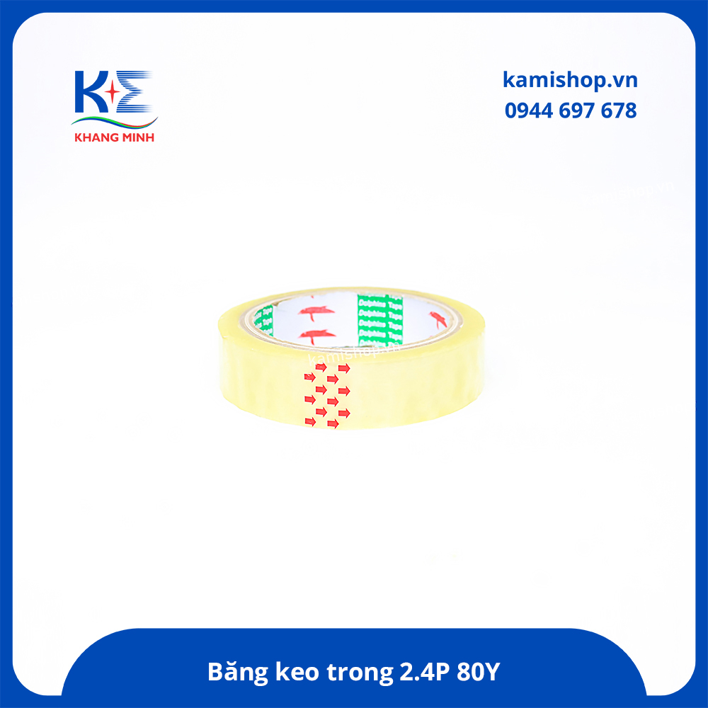 Băng keo trong 2.4P 80Y