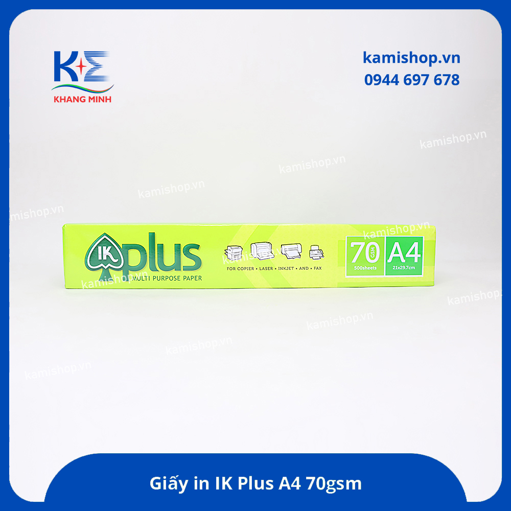 Giấy IK Plus A4 ĐL 70