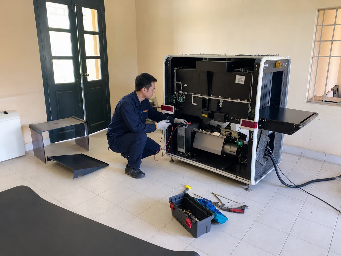Dịch vụ sửa chữa, bảo trì máy soi hành lý X-ray | CDS VINA