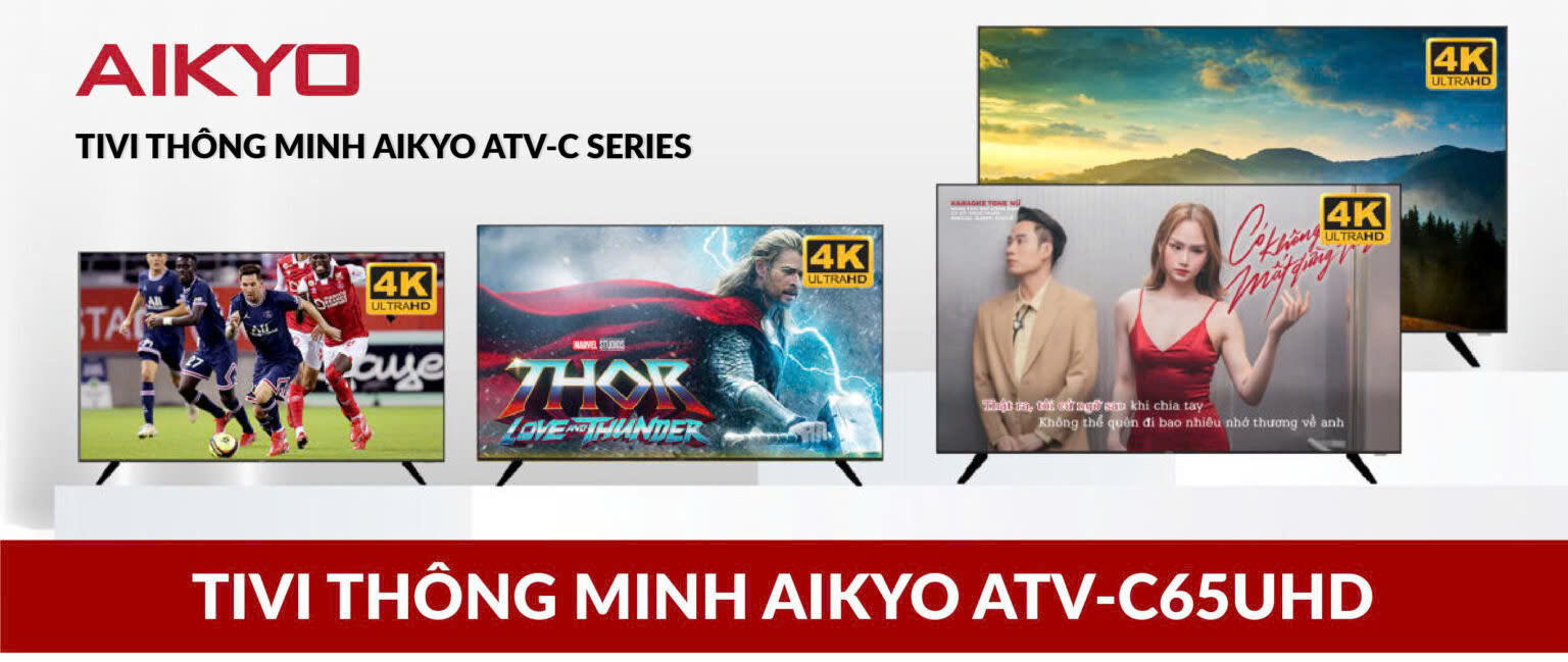 TIVI THÔNG MINH AIKYO ATV-C65UHD