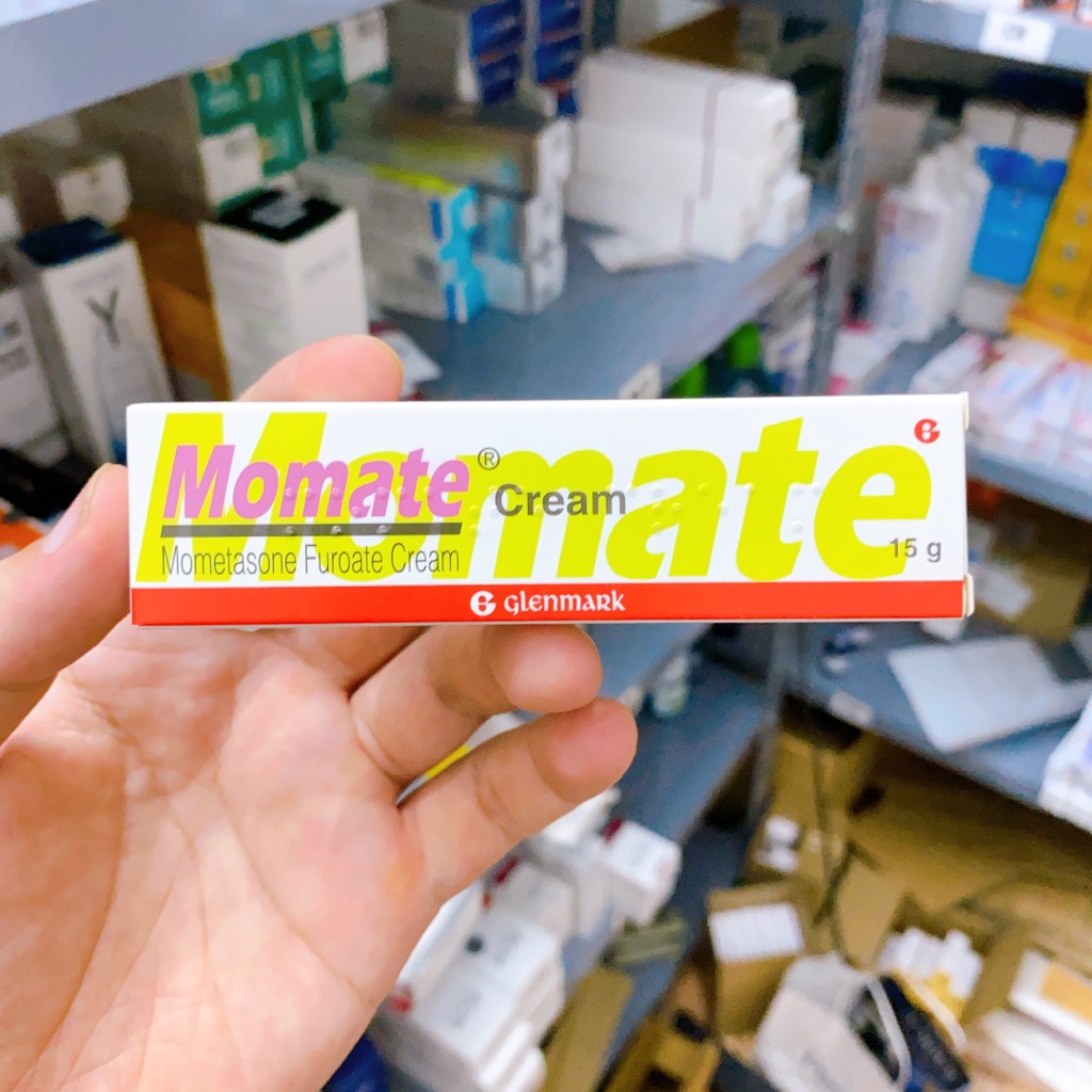Kem bôi ngoài da GLENMARK Momate Cream mometasone 0.1% - 15g