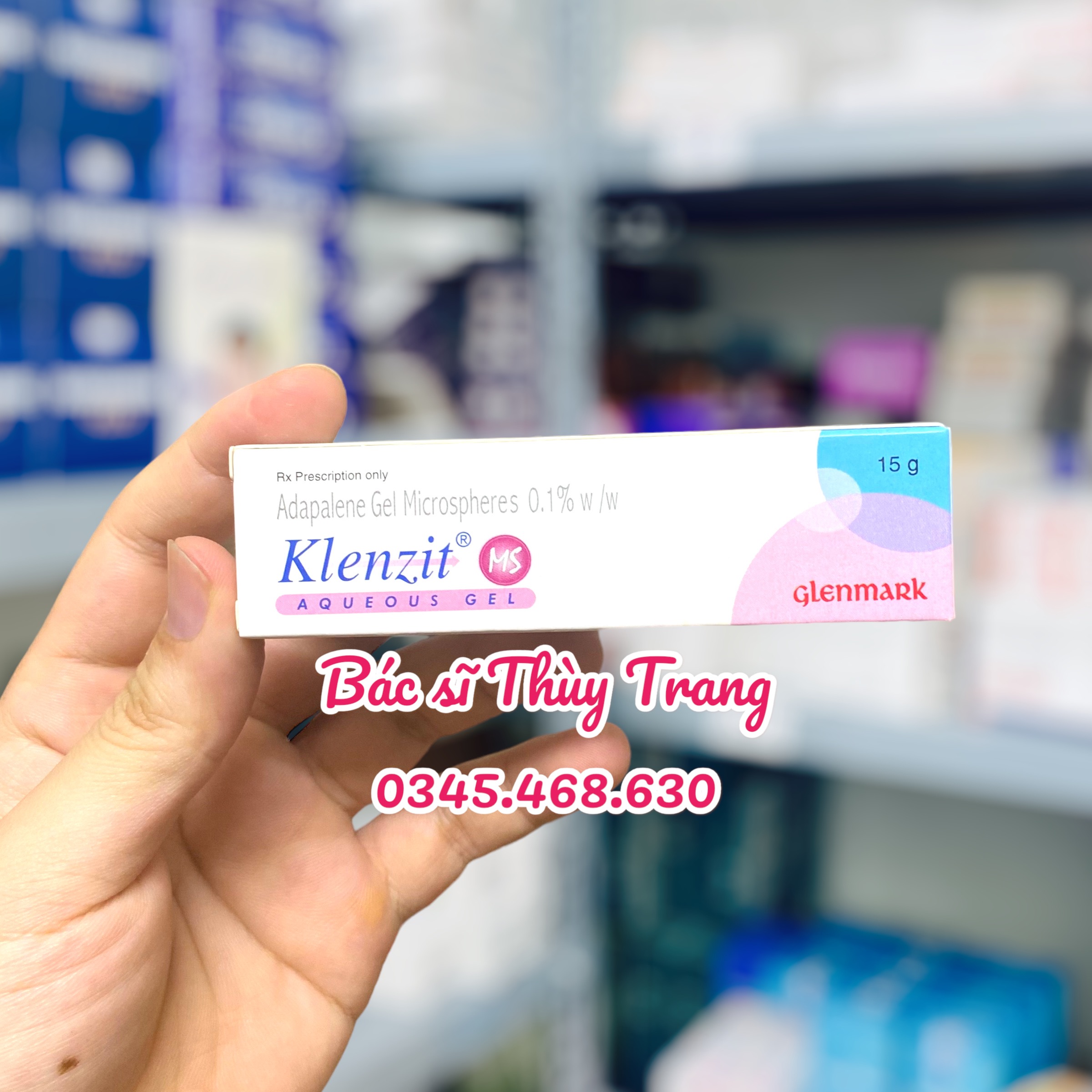 Gel bôi trị mụn trứng cá Klenzit MS - tuýp 15g