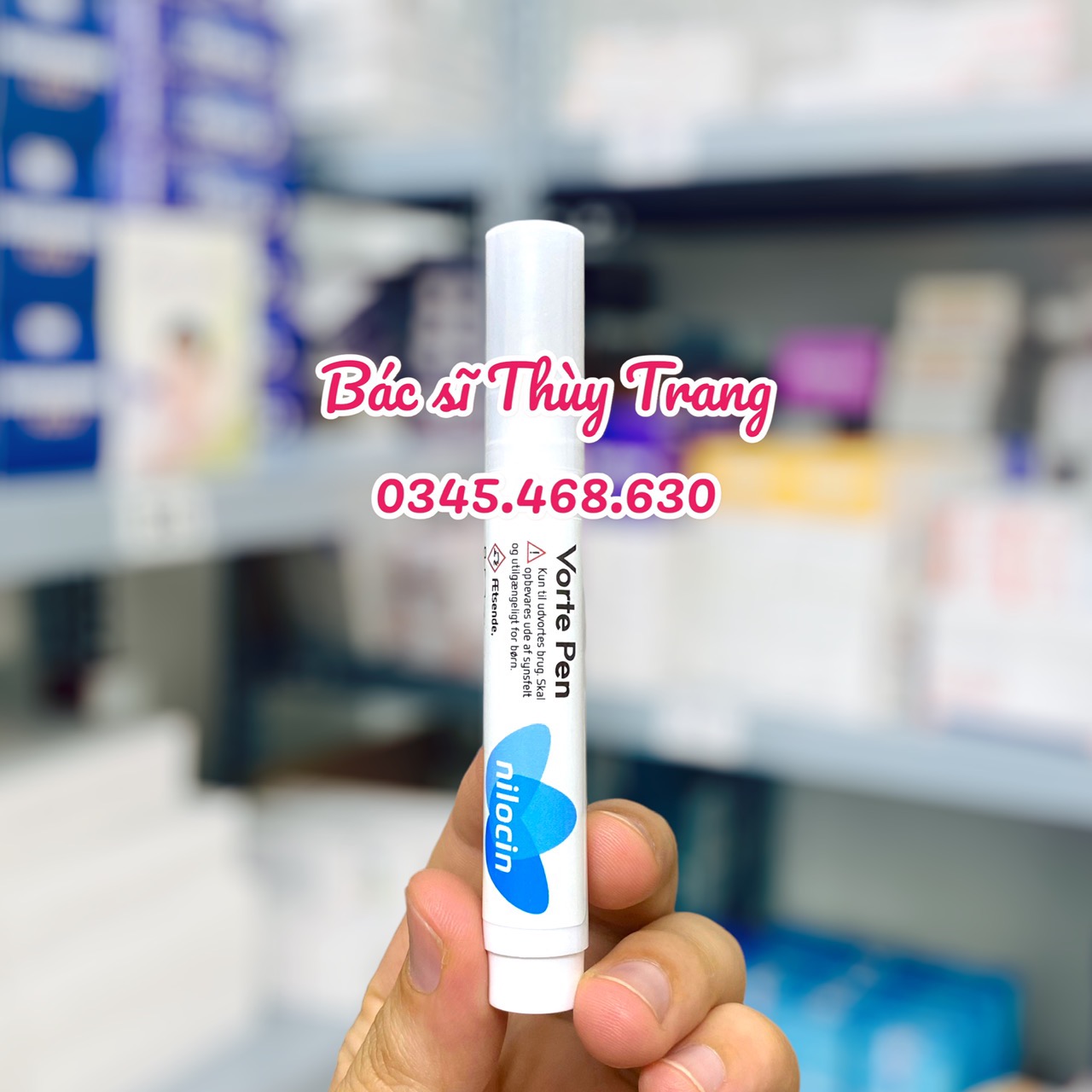 Bút chấm mụn cóc, mụn cơm Nilocin Vorte Pen - 3ml