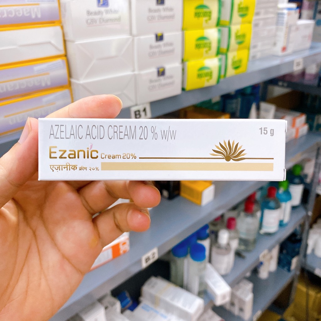 Giảm mờ thâm, nám và mụn hiệu quả Ezanic 20% (Azelaic Acid 20%) - 15g
